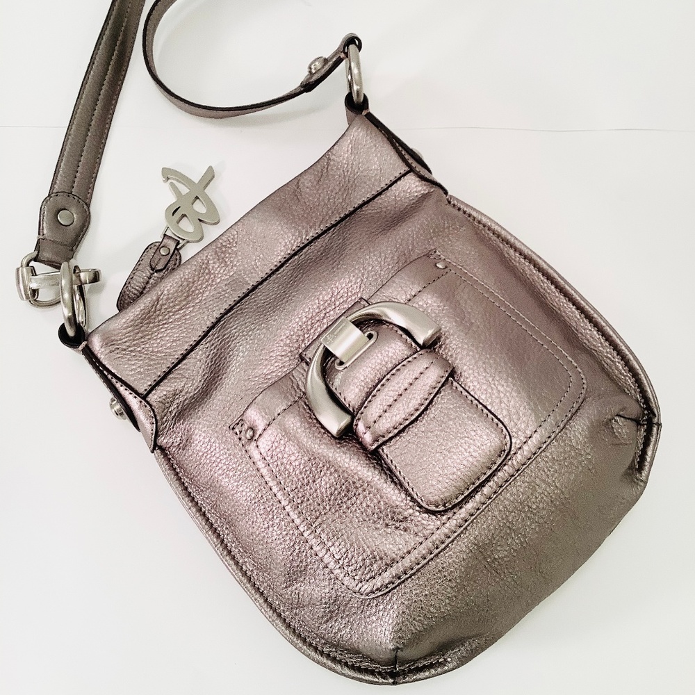 B. MAKOWSKY Leather Purse Metallic , Crossbody Bag